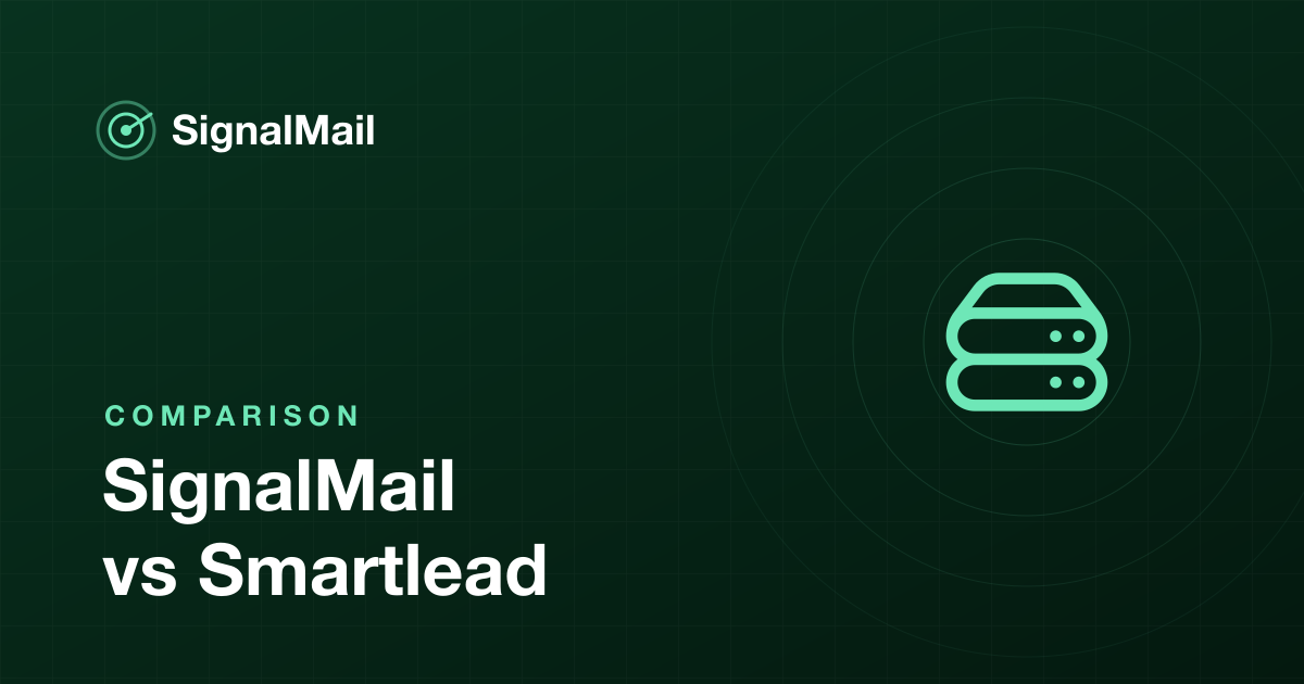 SignalMail vs Smartlead: agency infrastructure vs signal scoring
